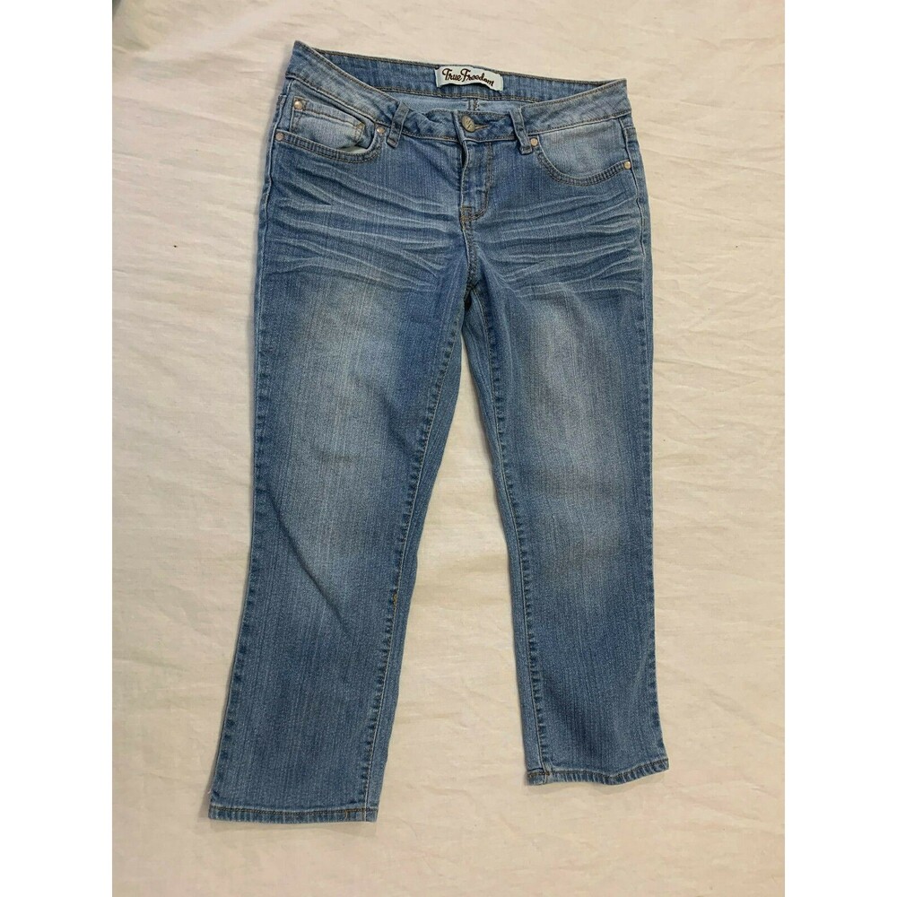 TRUE FREEDOM WOMENS JEANS CAPRIS PANTS SIZE 9
